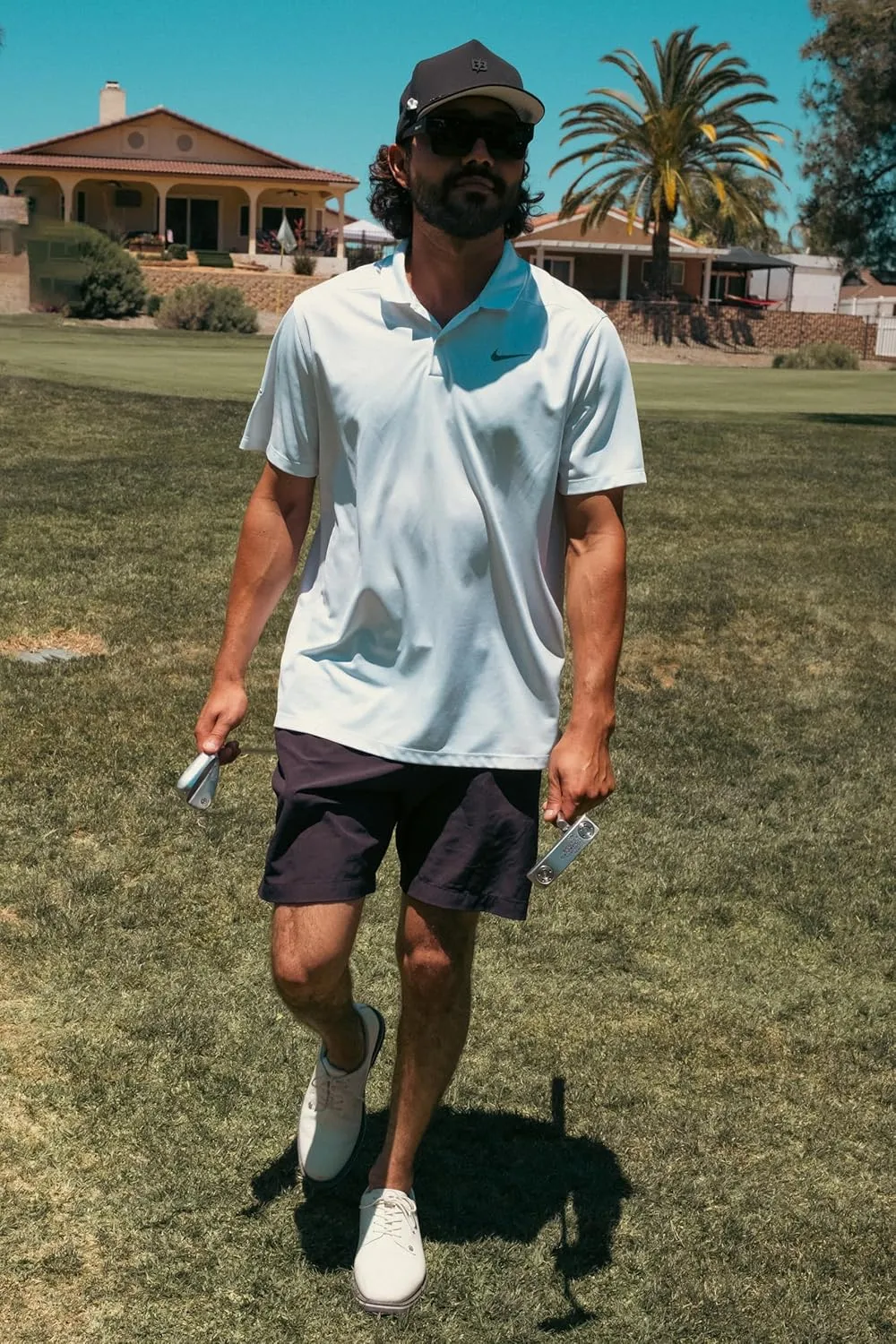 BRIMZ Golf Performance Hat - Tee Holder & Magnetic Brim - Breathable Sweat & Water Resistant Golfing Snapback Cap