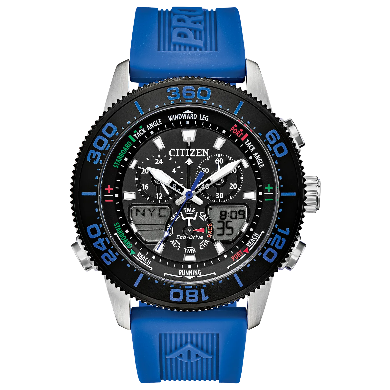 Citizen Eco Drive Promaster Sailhawk with Blue Band JR4068-01E