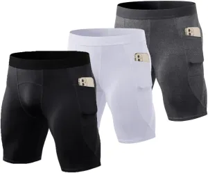 Compression Shorts for Men Basketball Running Tights Cool Dry Spandex Underwear Workout Gym Athletic Baselayer