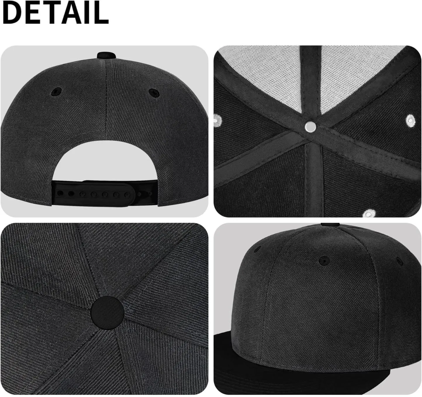 Custom Hats for Men Women Visor Basrball Cap Trucker Cap Snapback hat Add Your Text/Logo/Photo/Picture Adjustable
