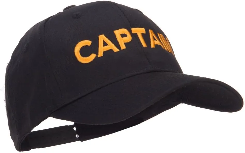 e4Hats.com Captain Embroidered Cap