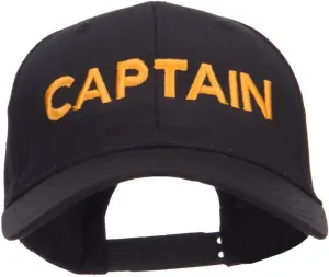 e4Hats.com Captain Embroidered Cap