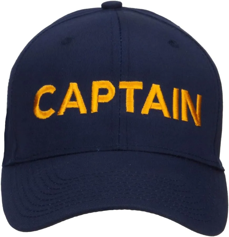e4Hats.com Captain Embroidered Cap