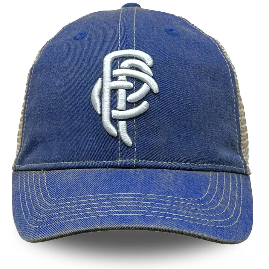 FC Porto Washed Vintage Trucker Hat - Royal