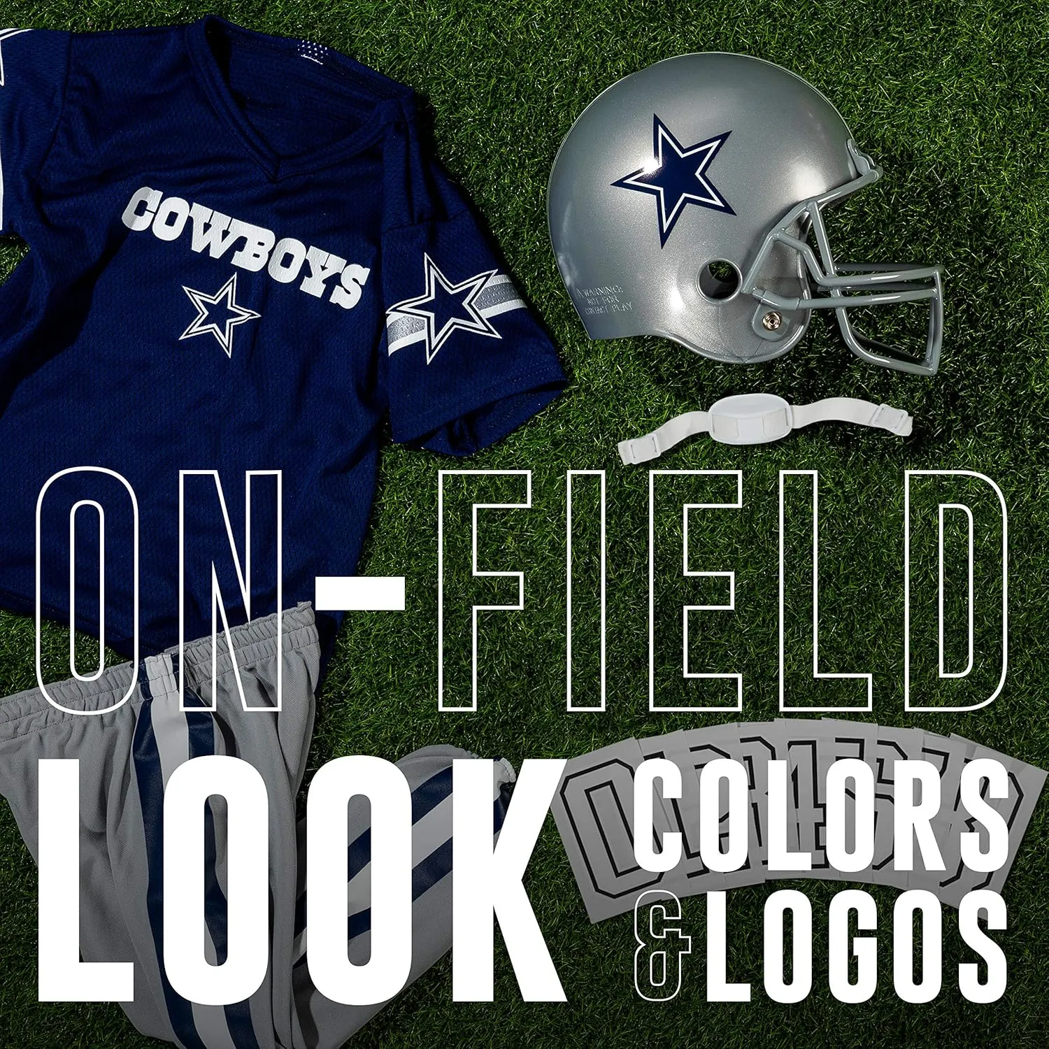 Franklin Sports NFL Youth Football Uniform Set for Boys & Girls - Includes Helmet, Jersey & Pants with Chinstrap   Numbers