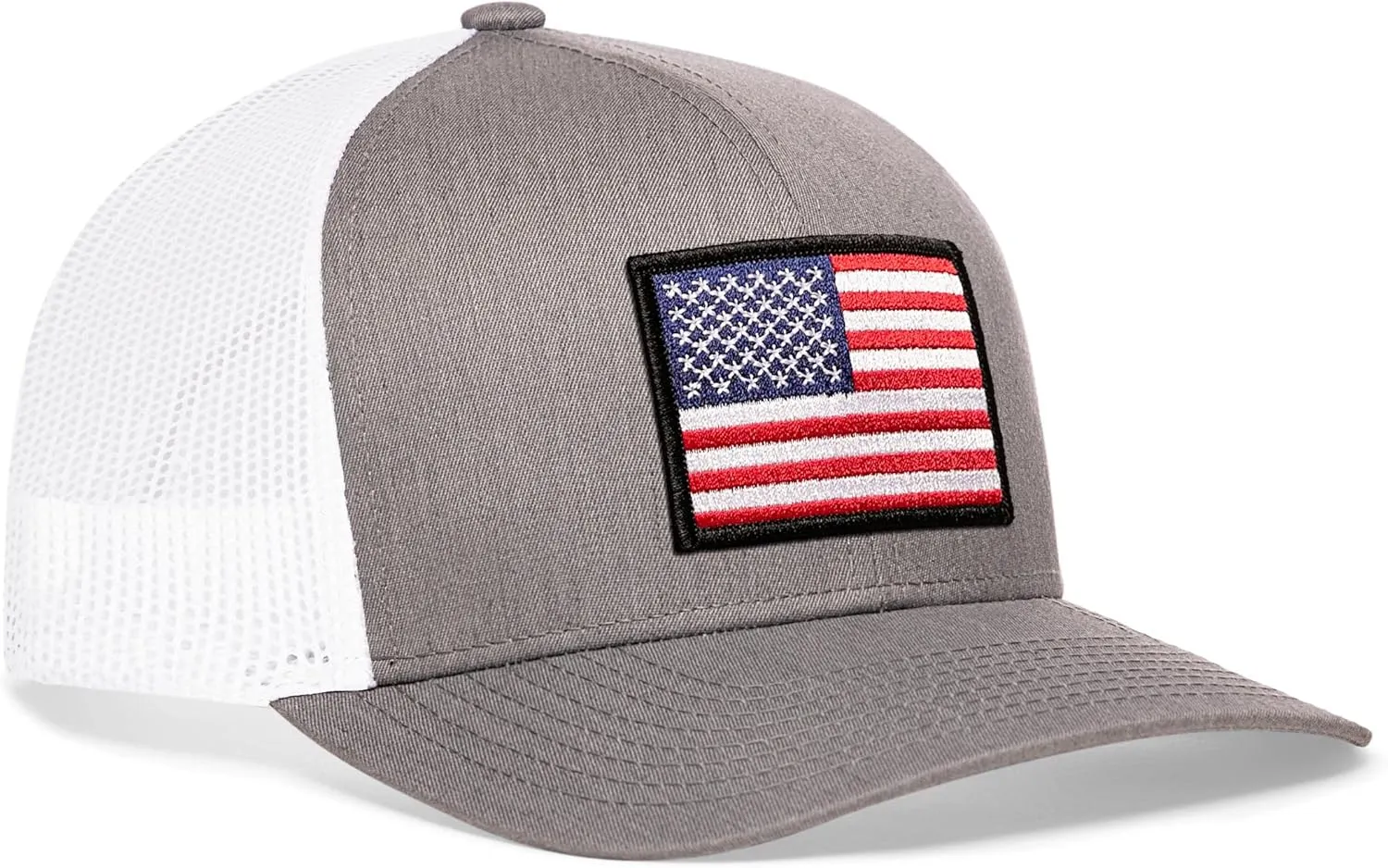 HAKA American Flag Hat, USA Trucker Hat for Men & Women, Adjustable Baseball Cap, Mesh Snapback, Durable Outdoor Hat