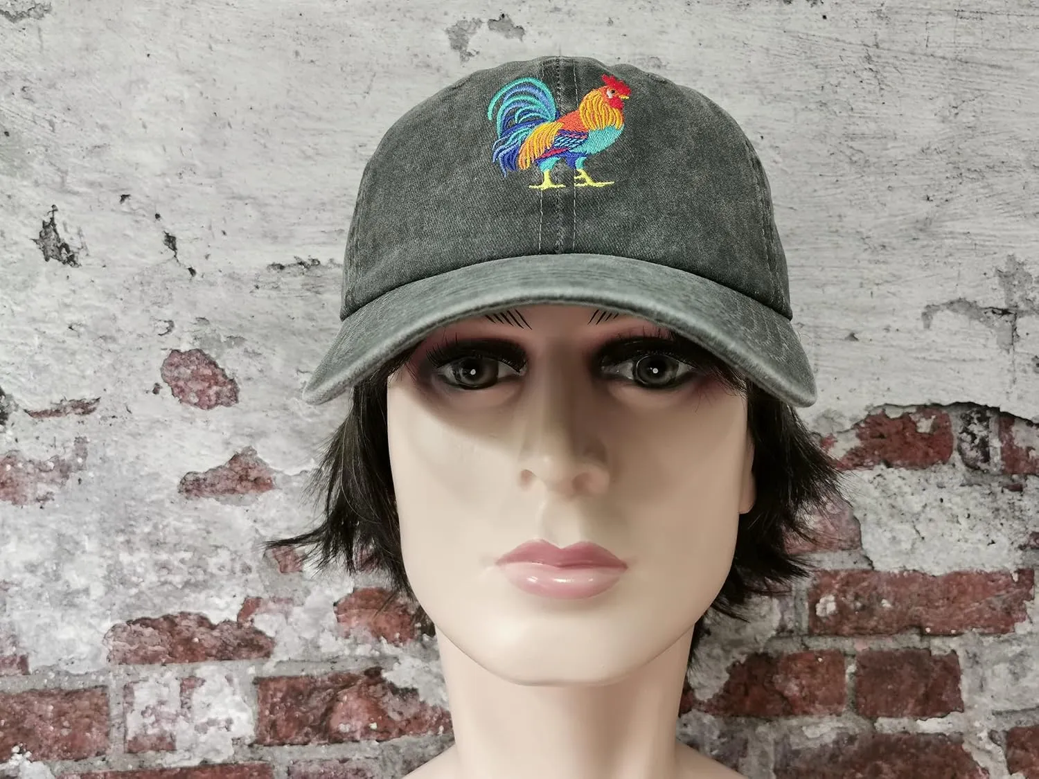 Hepandy Embroidered Rooster Hats