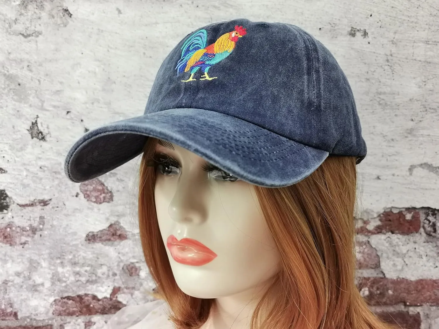 Hepandy Embroidered Rooster Hats