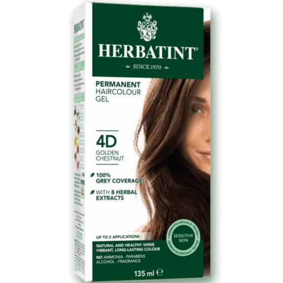 Herbatint 4D Golden Chestnut 135ml *Limit of 3 Per Order*