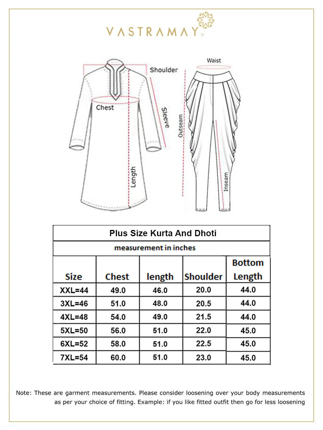 Jashvi Men's Plus Size Gold Silk Blend Kurta And Navy Blue Dhoti Set