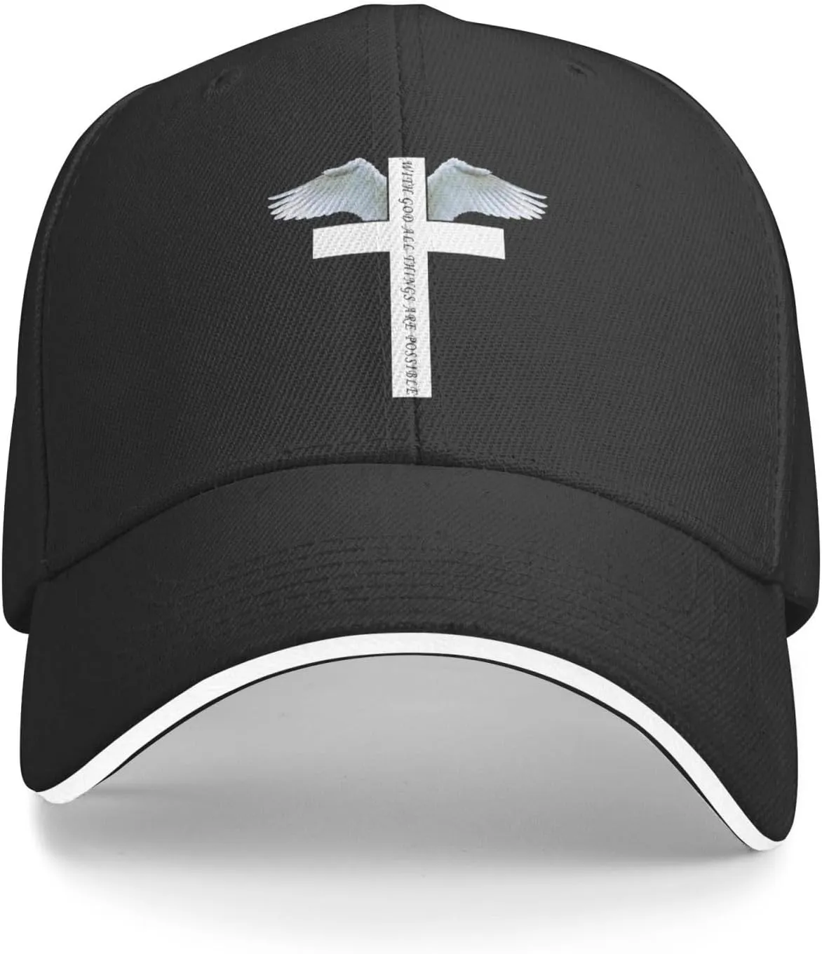 Jesus Baseball Cap Trucker Dad Hat for Men Women, Outdoor Sports Adjustable Snapback Flat Bill Brim