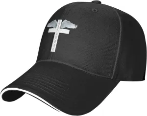 Jesus Baseball Cap Trucker Dad Hat for Men Women, Outdoor Sports Adjustable Snapback Flat Bill Brim