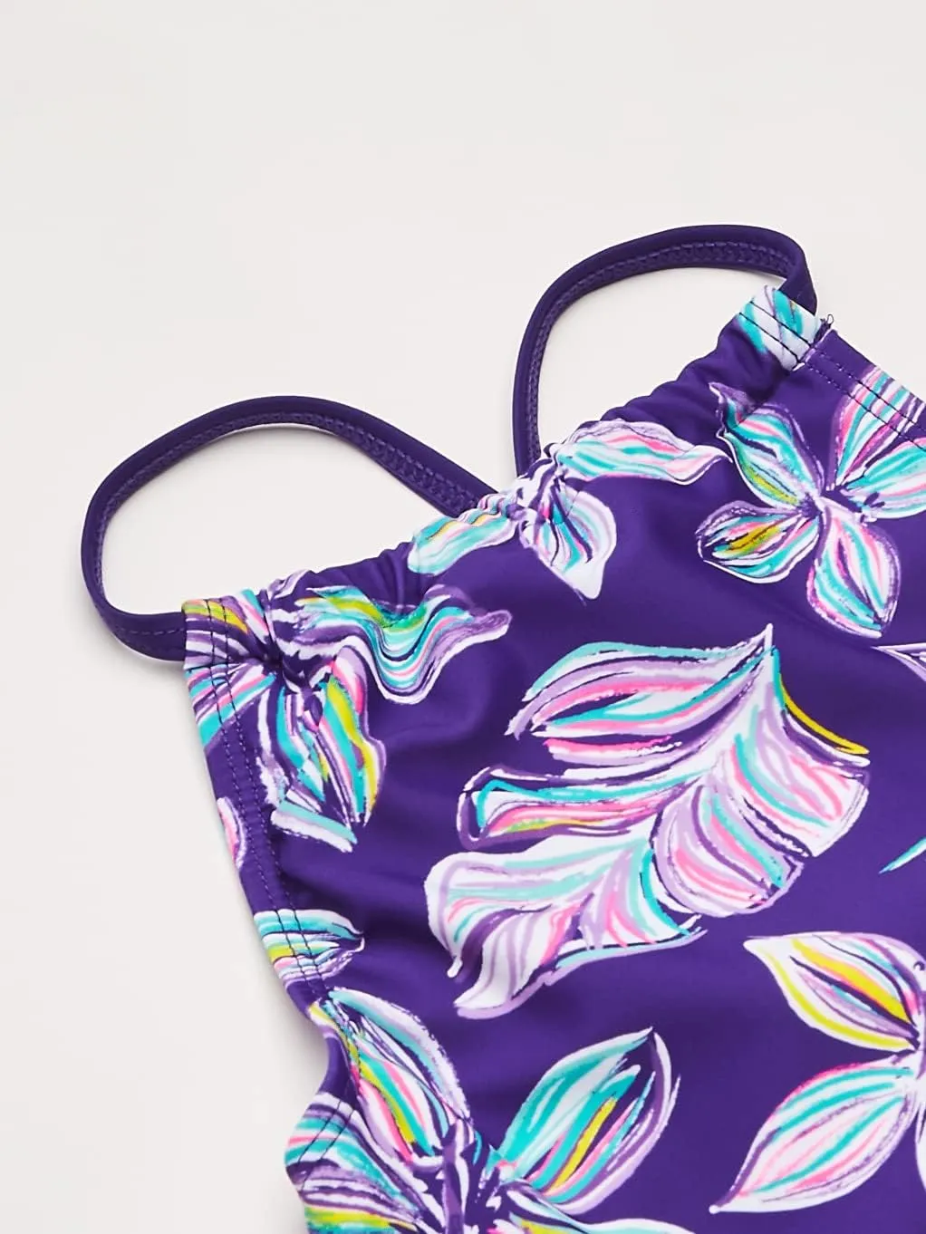 Kanu Surf Girls' Daisy UPF 50 Beach Sport Halter Tankini 2-Piece Swimsuit