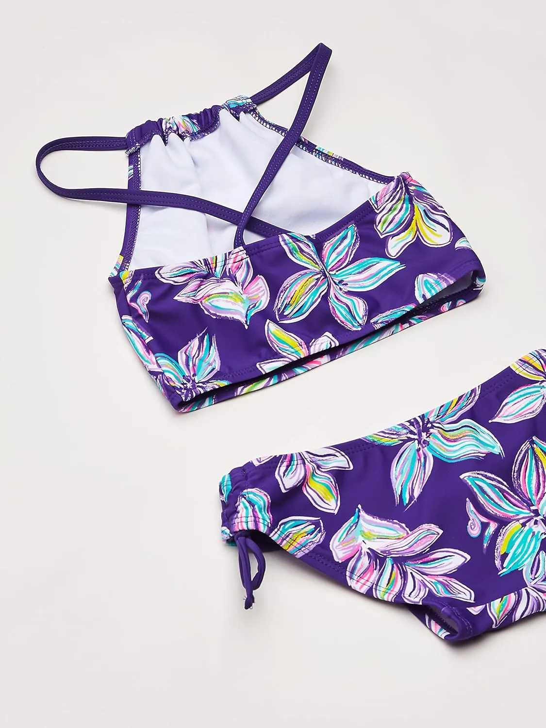 Kanu Surf Girls' Daisy UPF 50 Beach Sport Halter Tankini 2-Piece Swimsuit