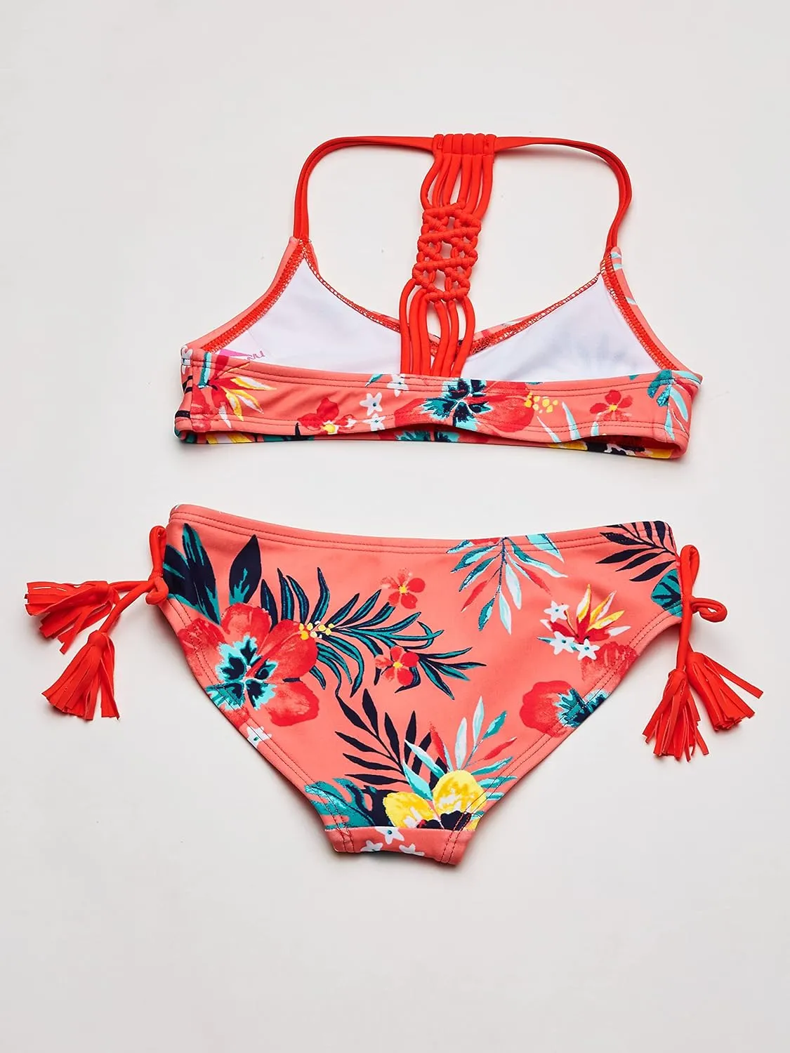 Kanu Surf Girls' Willow V-Neck Bikini Beach Sport 2-Piece Swimsuit