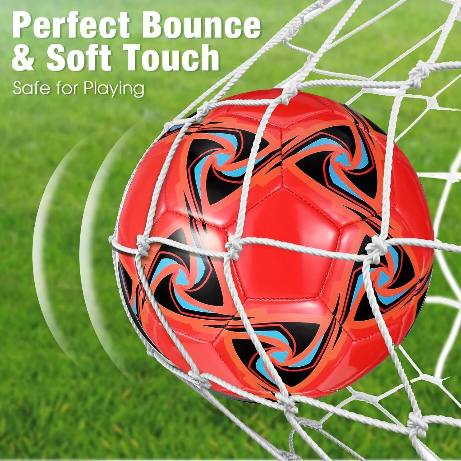 Lenwen 12 Pcs Soccer Balls with Pump Bulk Official Size 5 4 3 Kids Teen Adult Indoor Outdoor Sports Soccer Ball Toddler Youth Gift for Training Game Practice Back to School