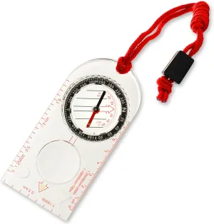 M-Tac Orienteering Compass for Map Reading - Baseplate Compass Survival Hiking Hunting Navigation