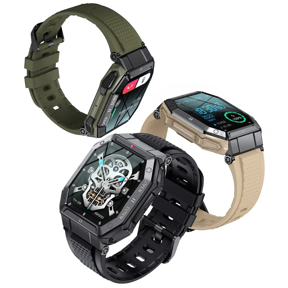Military Grade Smart Watch Sports Activity Data Monitoring Bluetooth