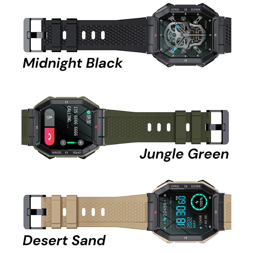 Military Grade Smart Watch Sports Activity Data Monitoring Bluetooth