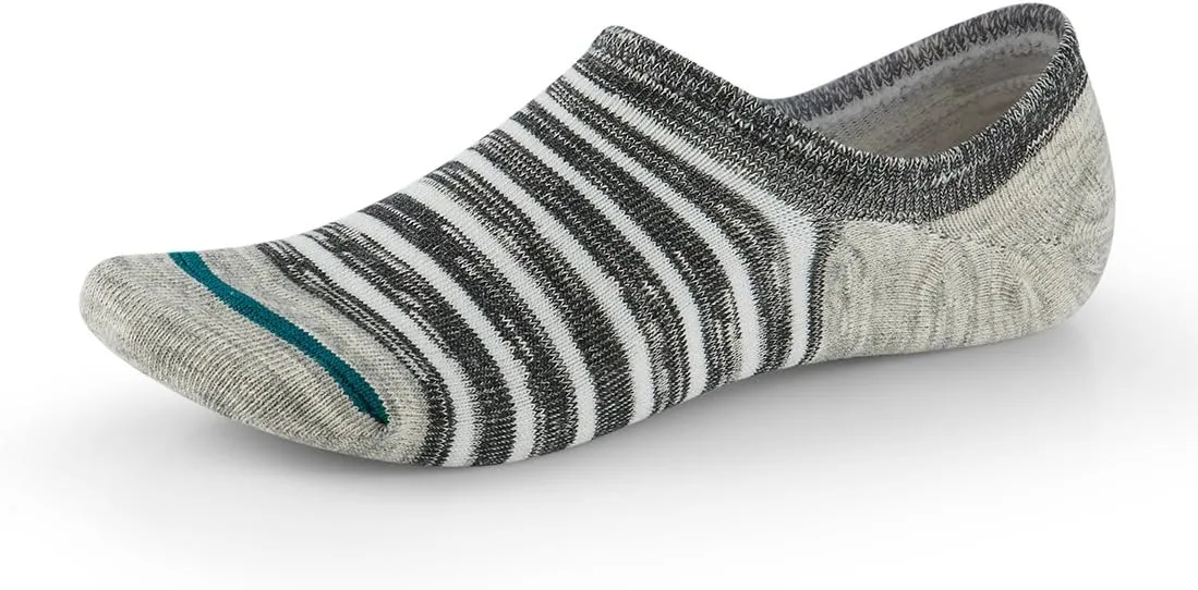No Show Socks for Men&Women-Low Cut with Non Slip Grip-Invisible Socks for Oxfords Sneakers Size7-12 5 Pairs