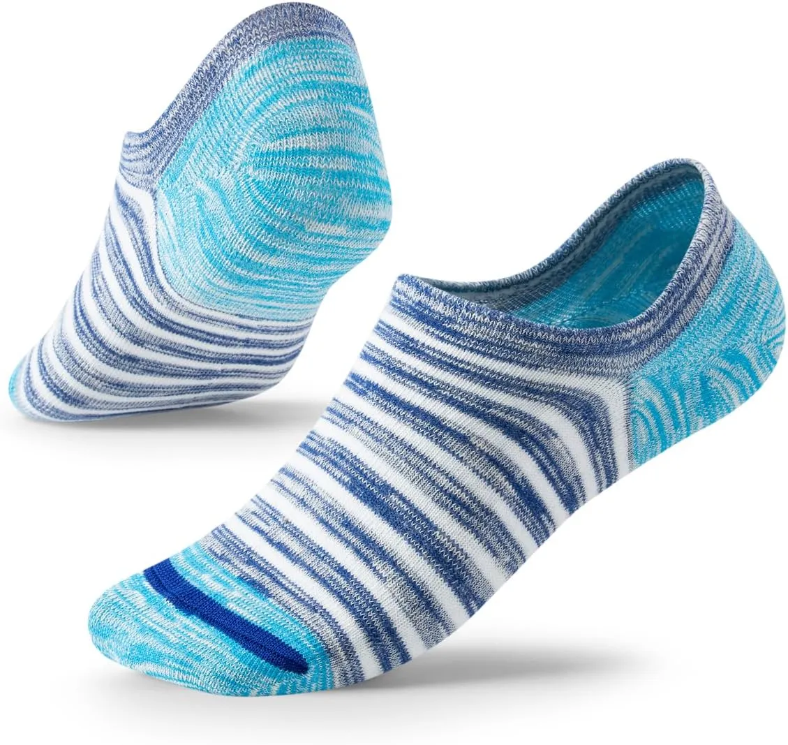 No Show Socks for Men&Women-Low Cut with Non Slip Grip-Invisible Socks for Oxfords Sneakers Size7-12 5 Pairs