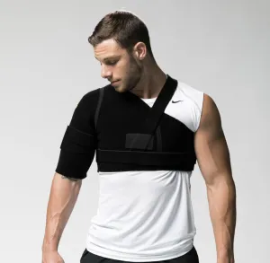 OSKIE Shoulder Support Brace, Athletic Shoulder Stabilizer for Joint Instability and Recovery, Black (Large)