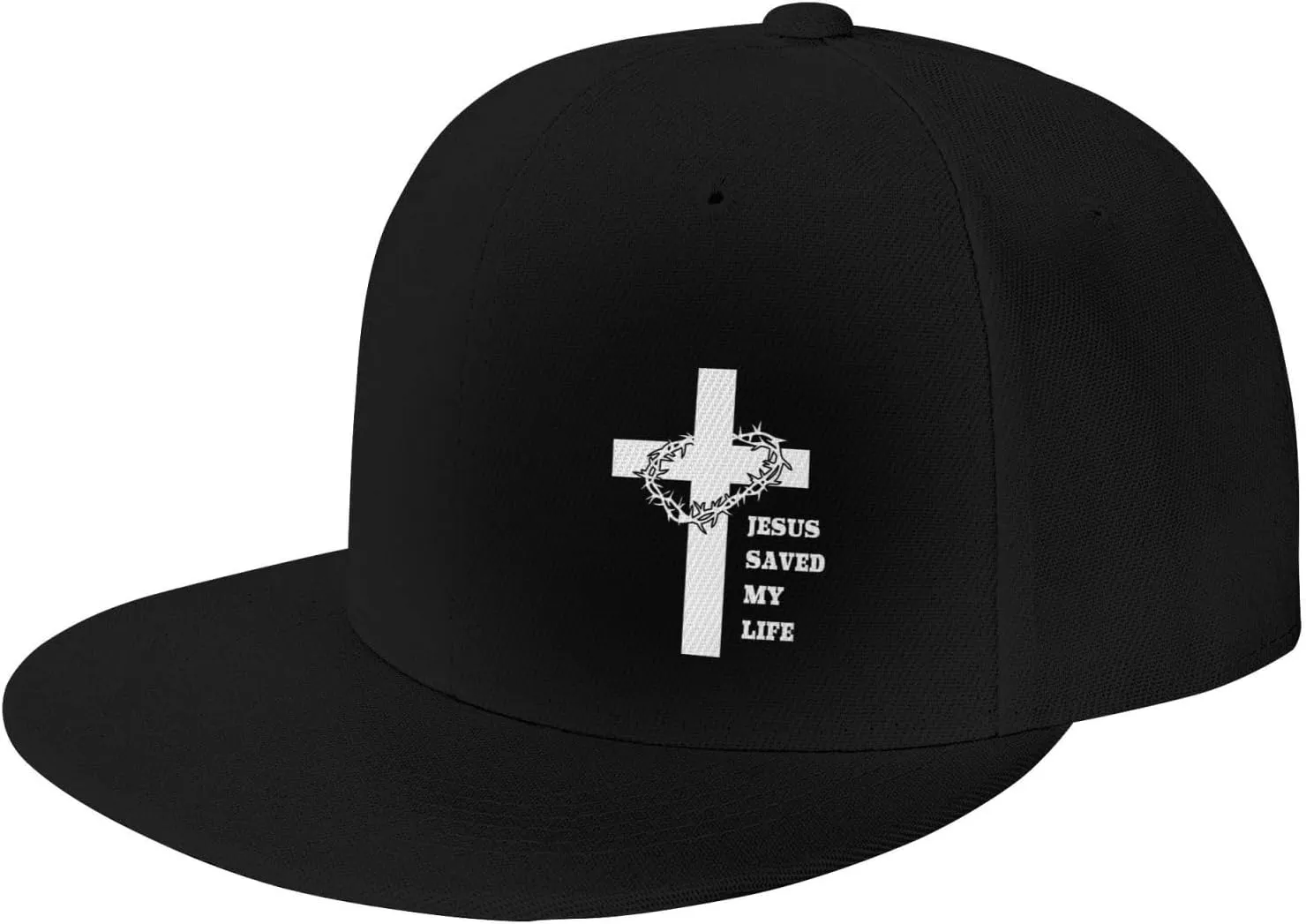 Outdoor Snapback Trucker Dad Hat for Men Women, Sports Adjustable Flat Bill Brim Baseball Cap