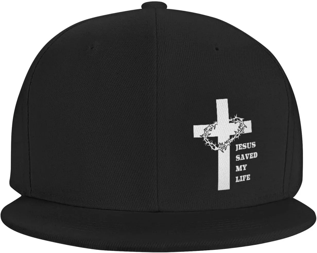 Outdoor Snapback Trucker Dad Hat for Men Women, Sports Adjustable Flat Bill Brim Baseball Cap