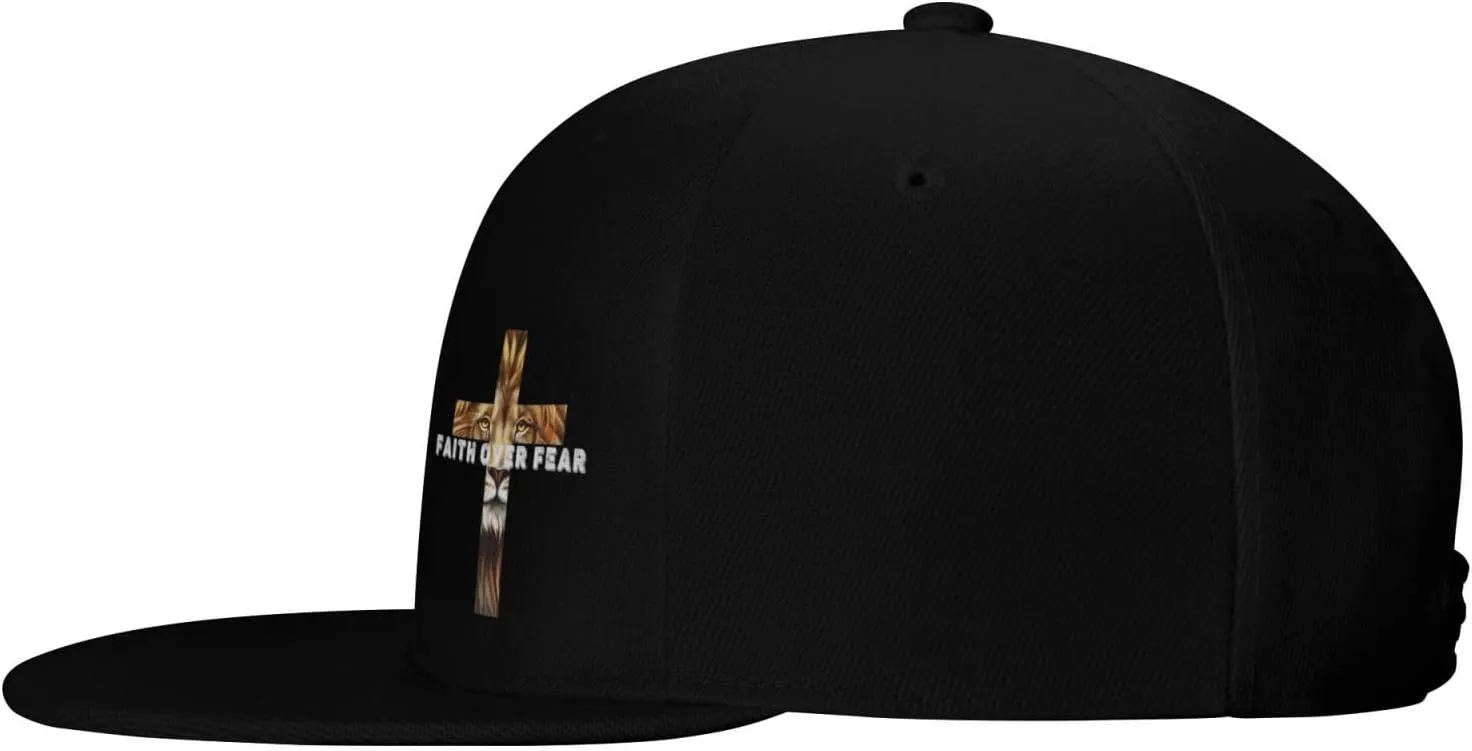 Outdoor Snapback Trucker Dad Hat for Men Women, Sports Adjustable Flat Bill Brim Baseball Cap