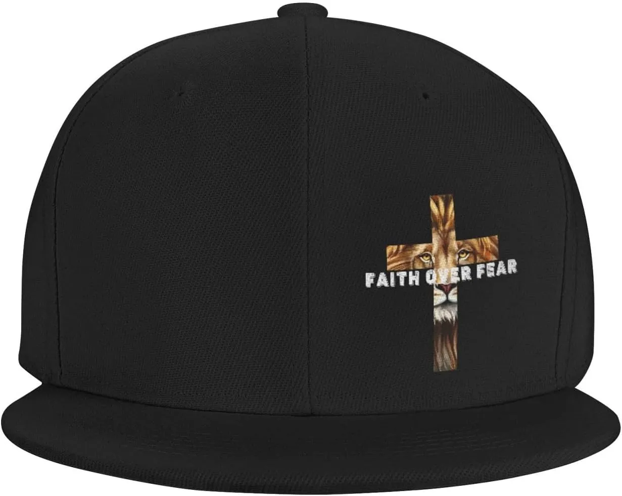 Outdoor Snapback Trucker Dad Hat for Men Women, Sports Adjustable Flat Bill Brim Baseball Cap