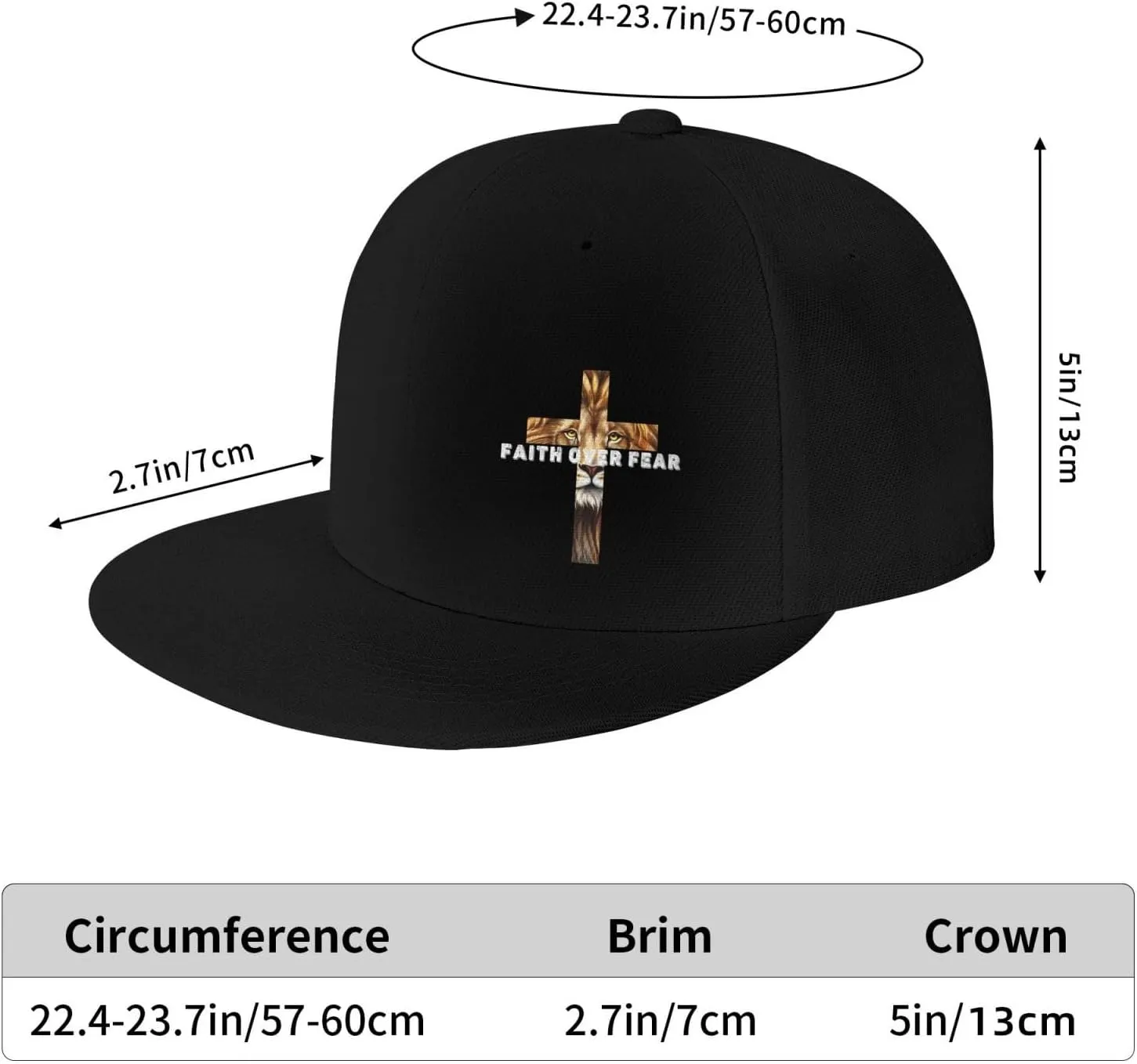 Outdoor Snapback Trucker Dad Hat for Men Women, Sports Adjustable Flat Bill Brim Baseball Cap