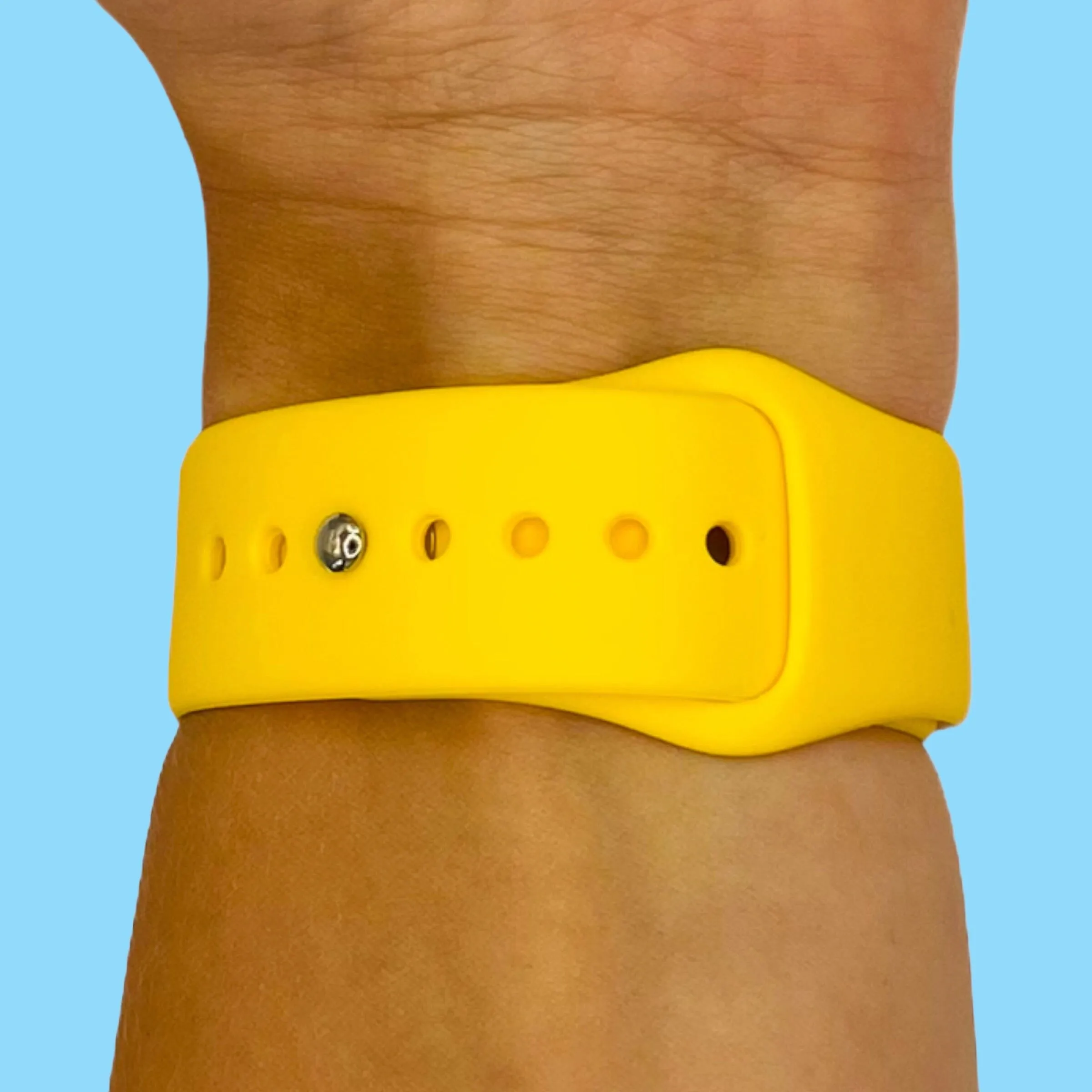 Silicone Button Style Watch Straps Compatible with Fossil Traditional 22mm Range