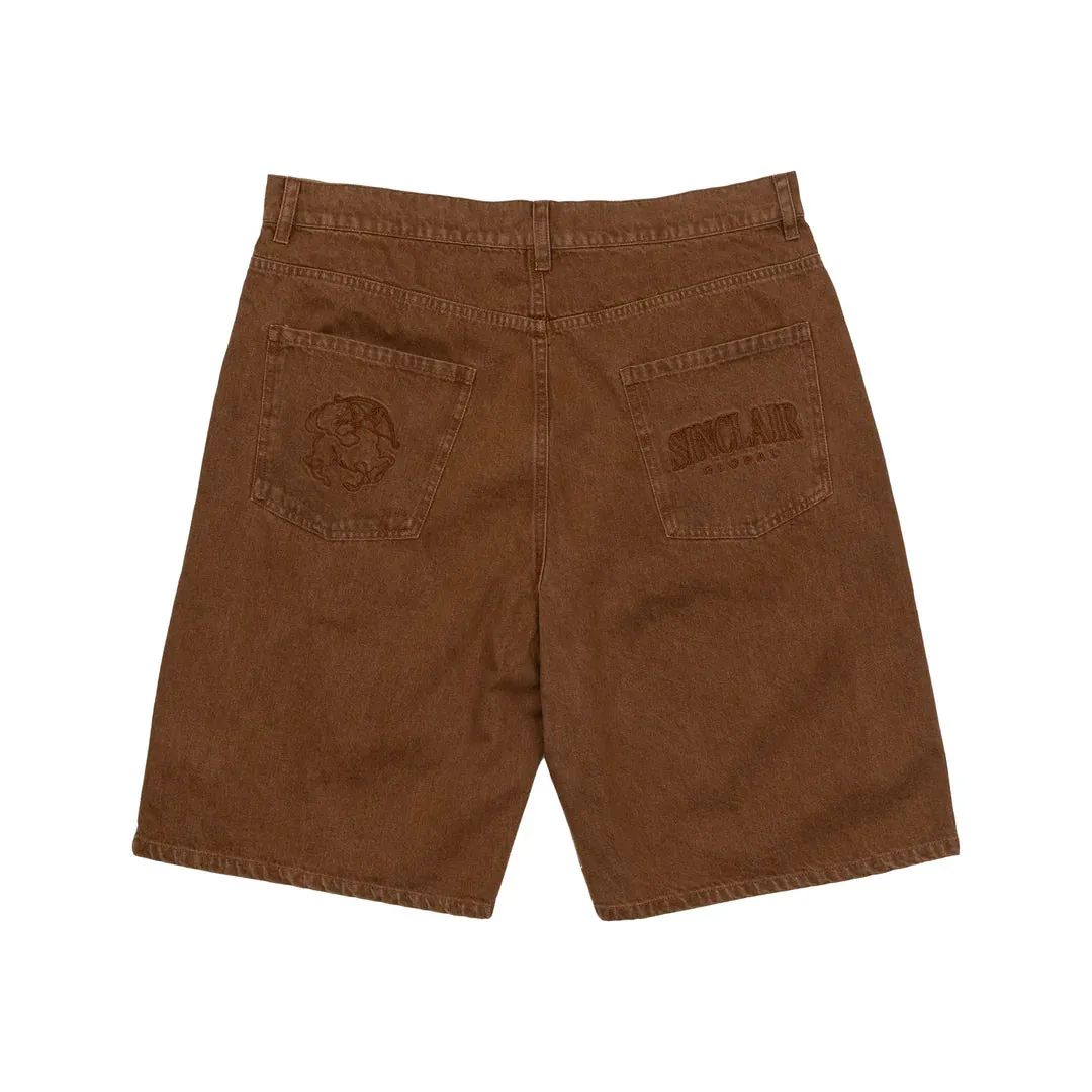 Sinclair Jean Shorts - "Brown"