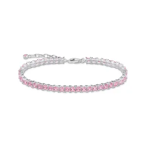 THOMAS SABO Heritage Pink Tennis Bracelet