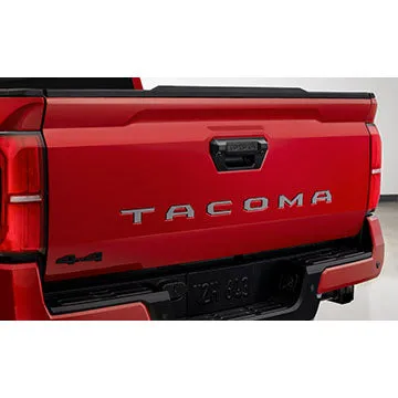 Toyota OEM Tailgate Tacoma Letter Insert - Gunmetal | 2024  Toyota Tacoma