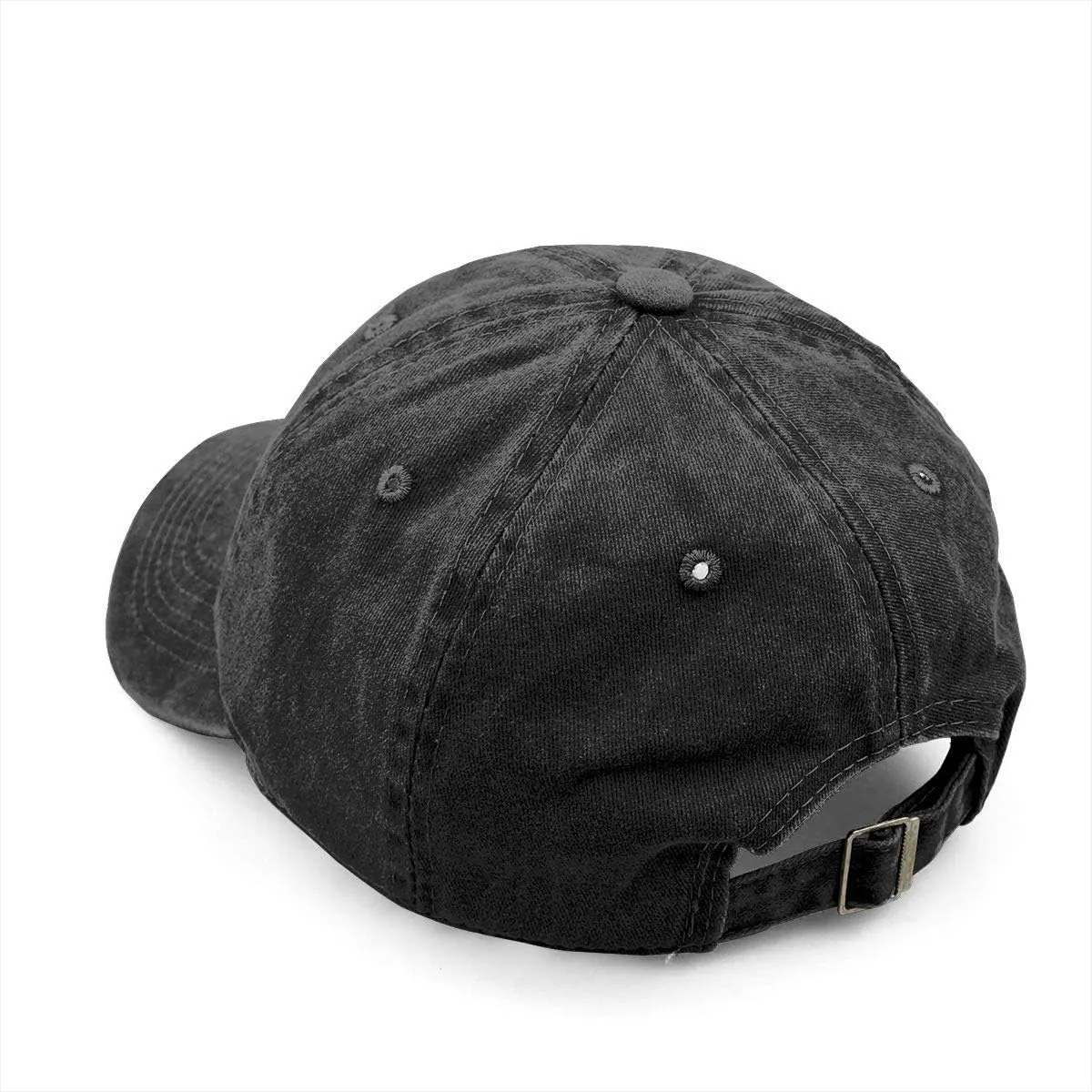 Unisex UFO Bigfoot Denim Hat Adjustable Washed Dyed Cotton Dad Baseball Caps