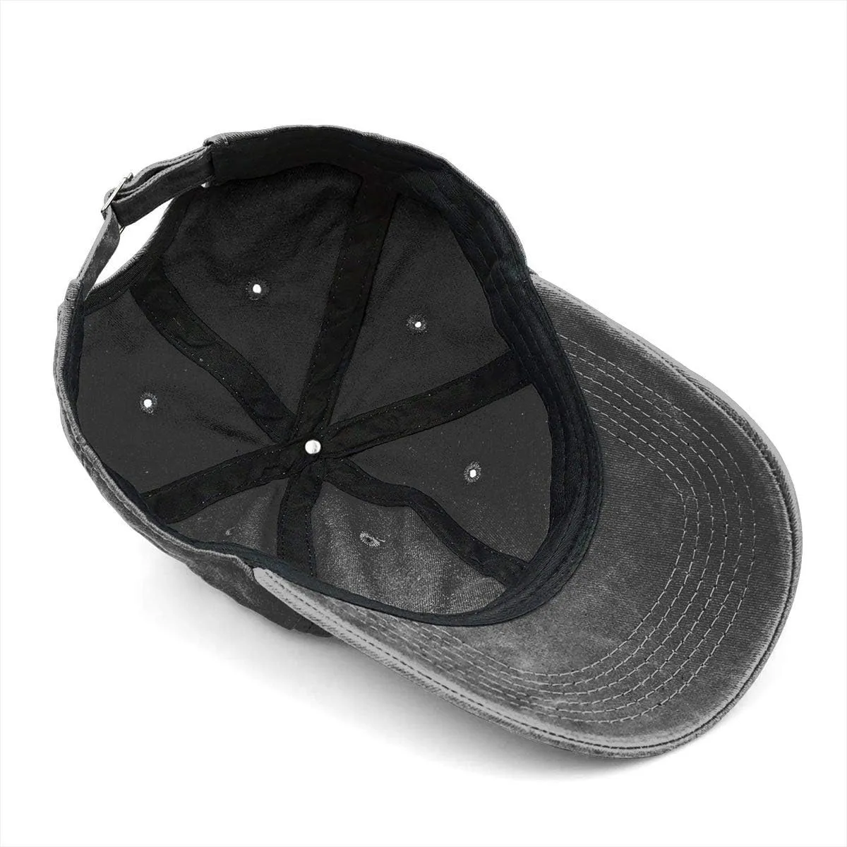 Unisex UFO Bigfoot Denim Hat Adjustable Washed Dyed Cotton Dad Baseball Caps