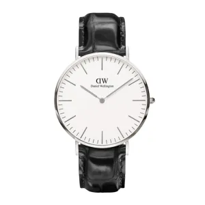 Women's Daniel Wellington Reading 36mm Watch in Silver