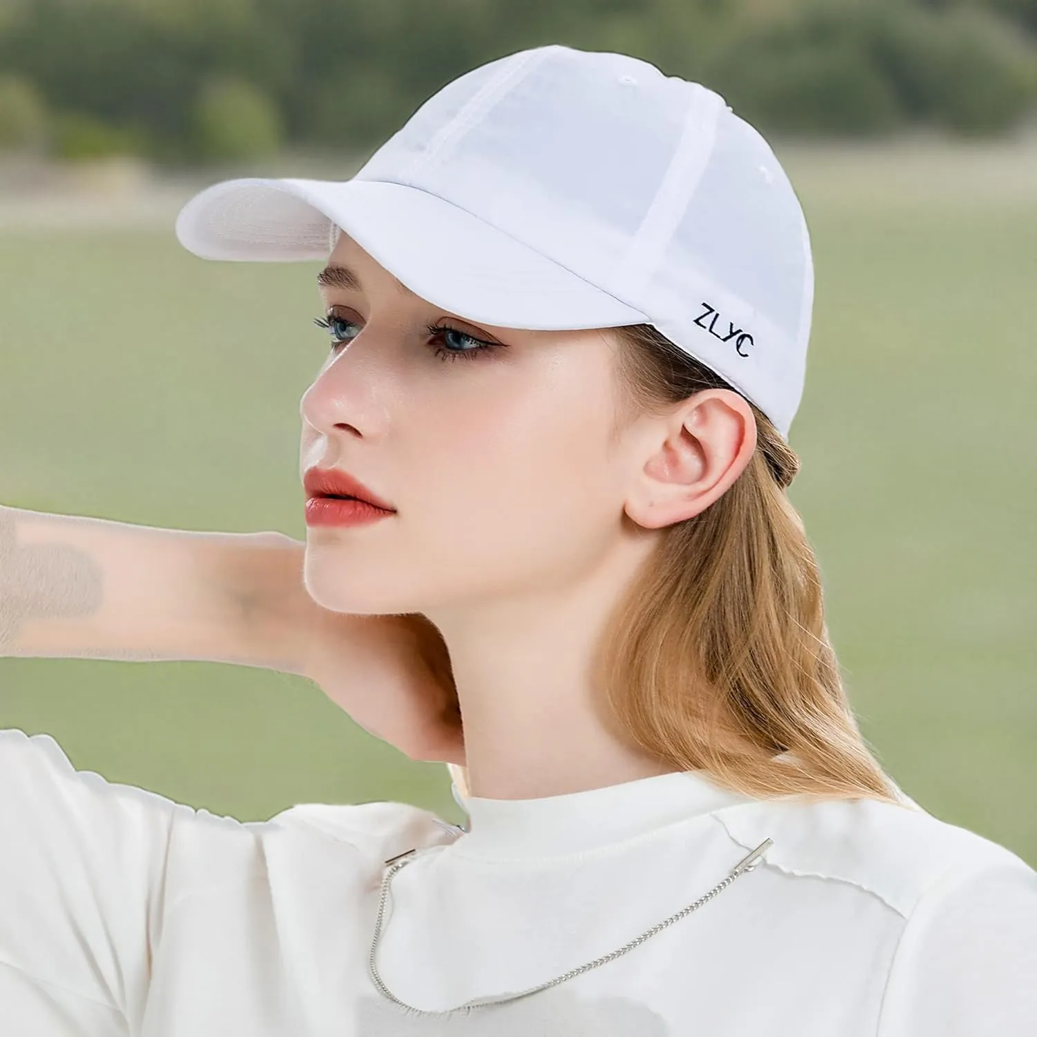 ZLYC Quick Dry Baseball Cap for Women Men Unstructured Sports Golf Tennis Hat