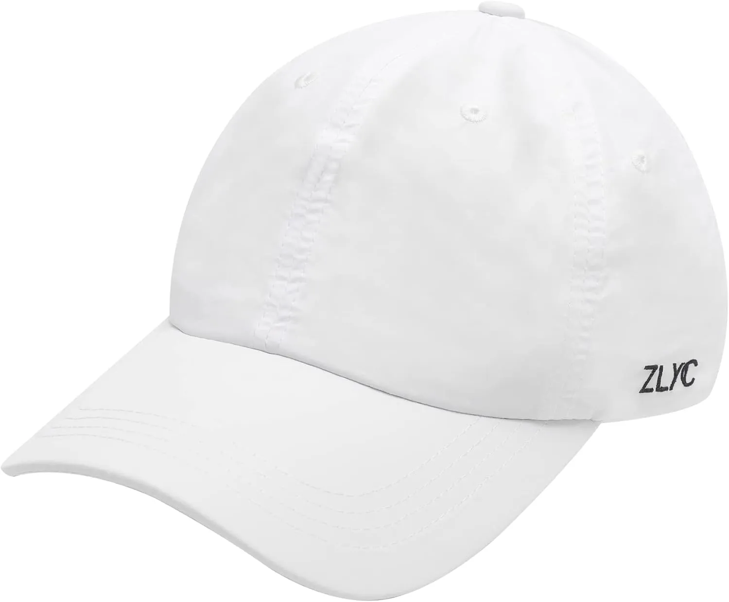 ZLYC Quick Dry Baseball Cap for Women Men Unstructured Sports Golf Tennis Hat